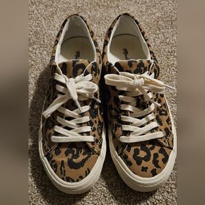 Madewell | Chic Leopard Print Sneakers
